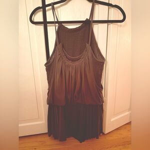 Gray Free People dress romper skort